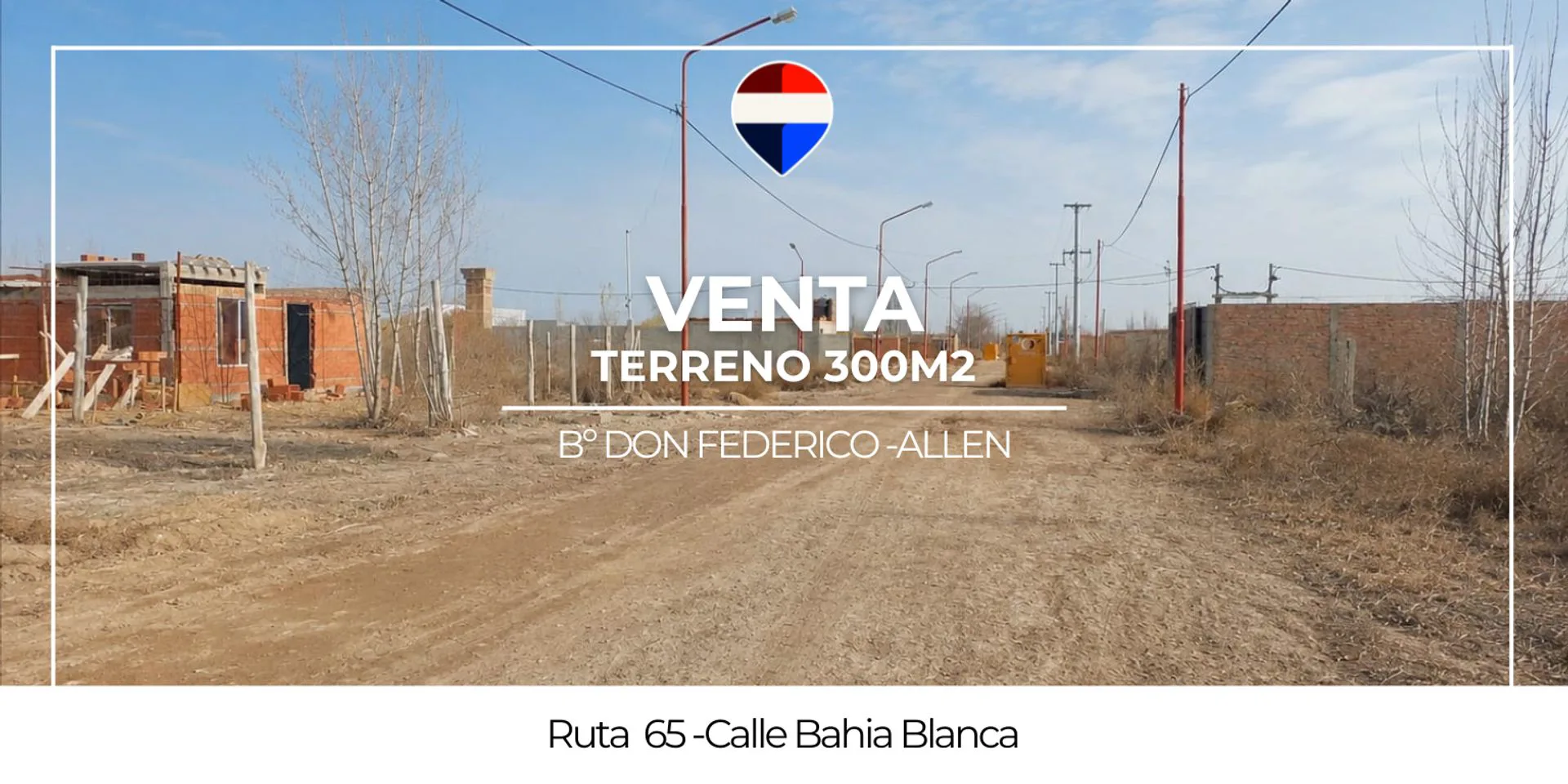 VENTA TERRENO B° DON FEDERICO -ALLEN