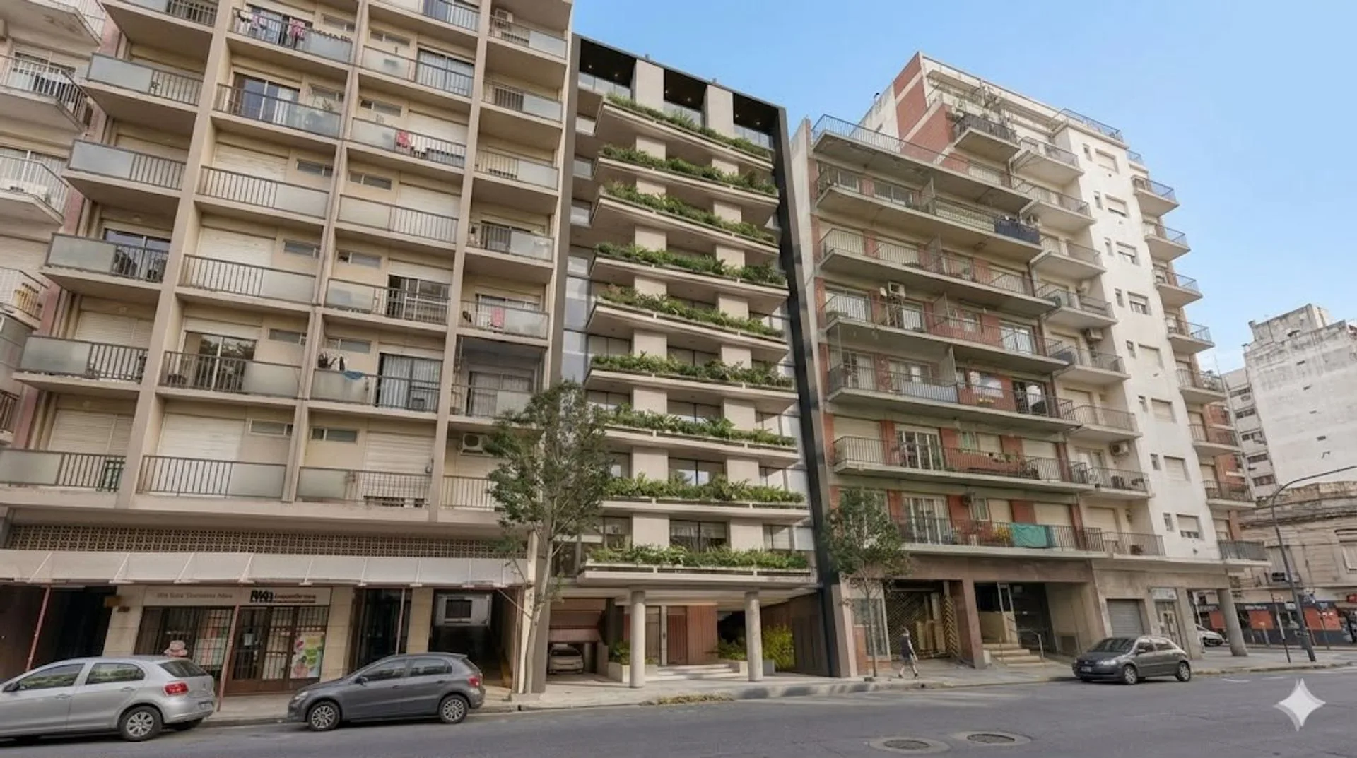 VENTA MONOAMBIENTE GÜEMES BALCON FRENTE EN POZO foto 5