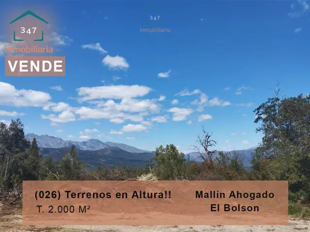 (096) Terrenos residenciales En venta en Mallin subida a Warton, Mallín Ahogado, El Bolsón, Río Negro