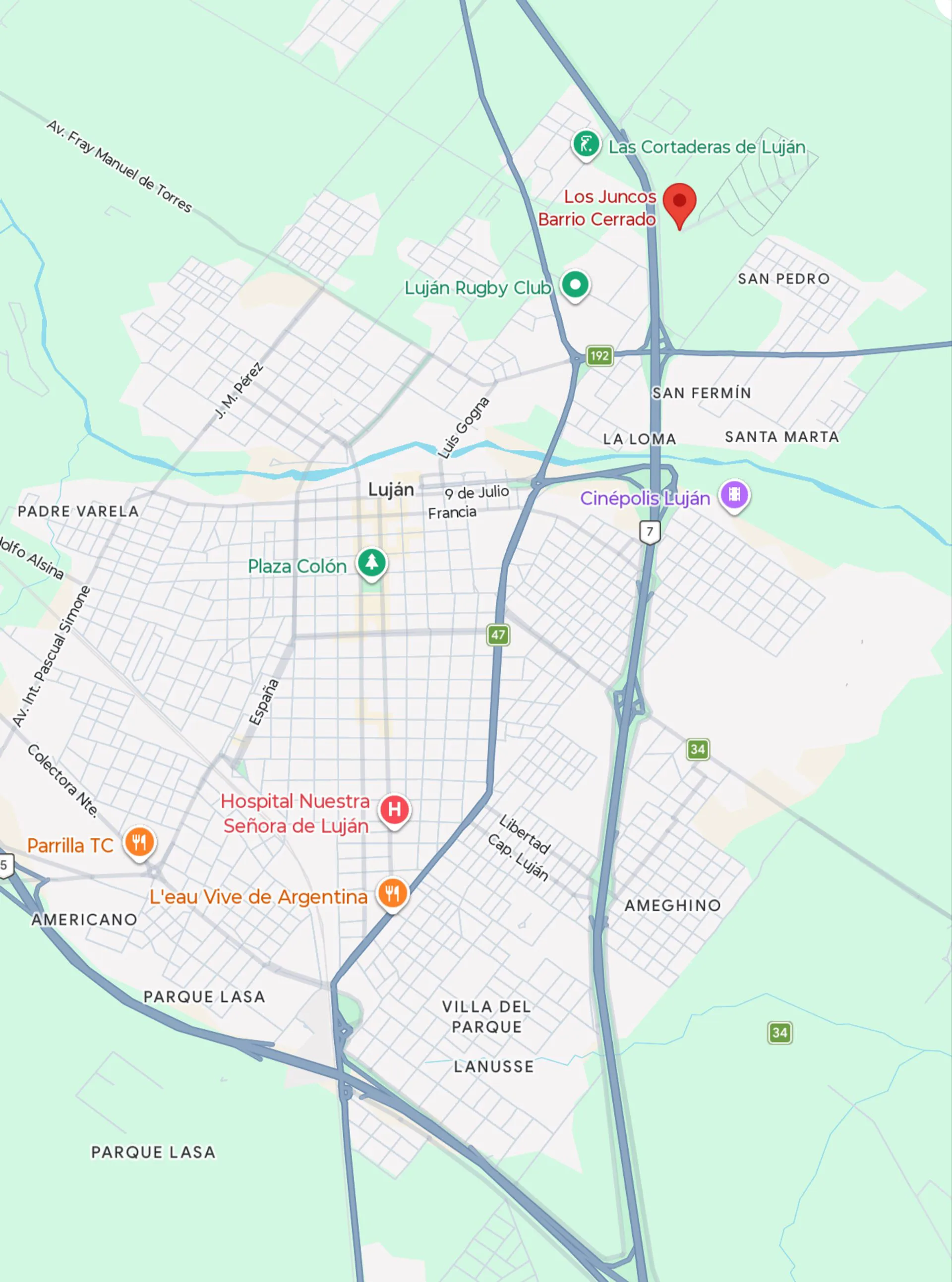 Venta lote en barrio cerrado Los Juncos Lujan foto 2