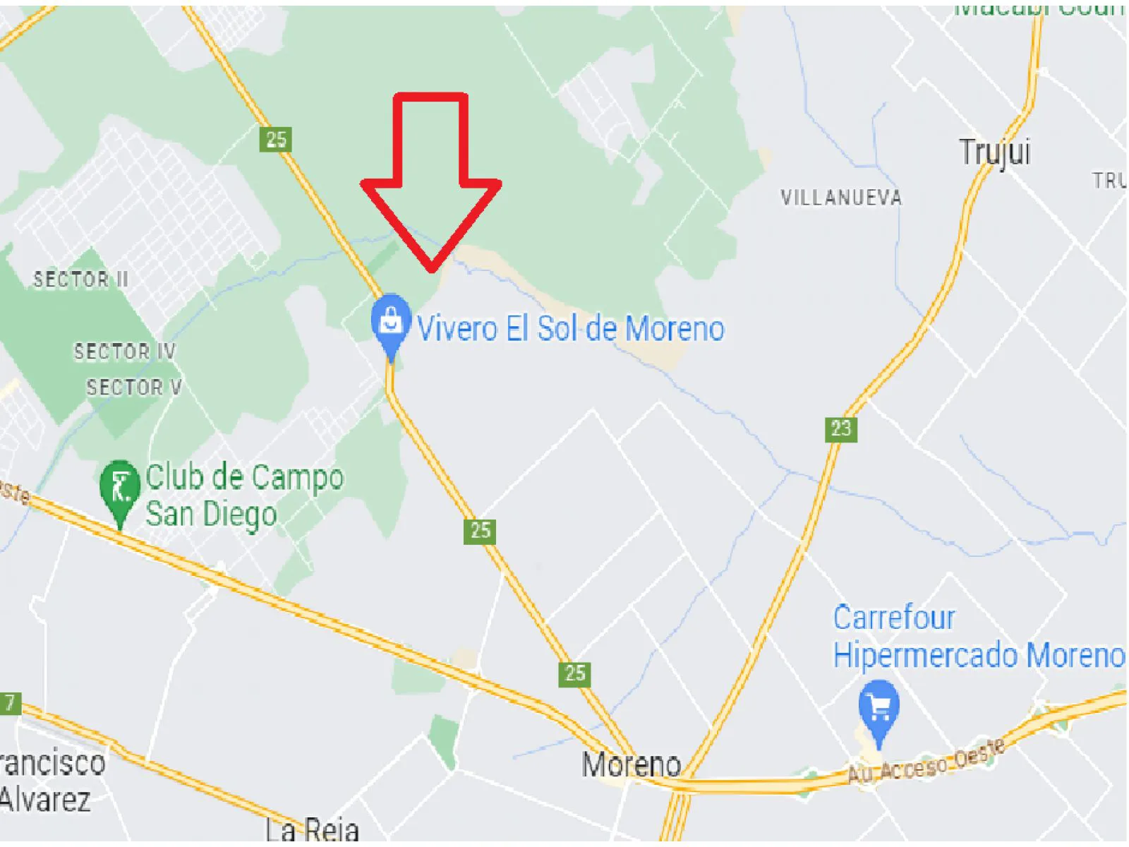 Terreno 4,4 Has con acceso Sobre pavimento a 400 metros de ruta 25 - Próximo al Acceso Oeste - Venta foto 2