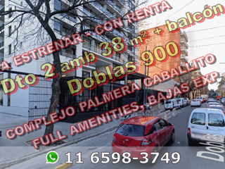 A ESTRENAR - Departamento en Venta en Torre Palmera Caballito 2 ambientes 38 m2 + balcón, lateral en torre, full amenities - Doblas 900 foto 1