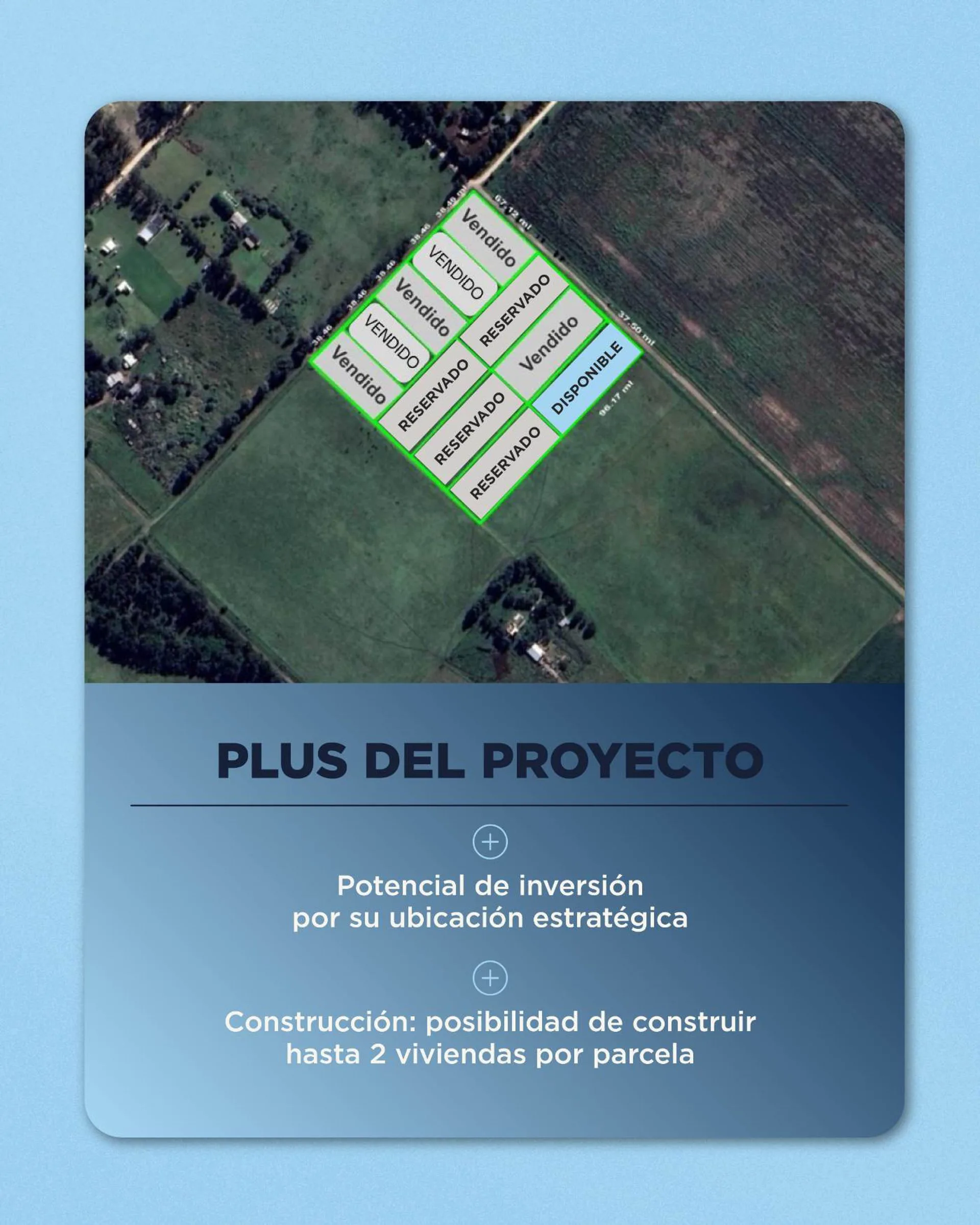 VENTA LOTES 3600M2 ESTACION CAMET, LA TRINIDAD