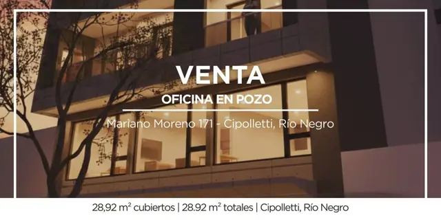 VENTA OFICINA EN POZO, CIPOLLETTI