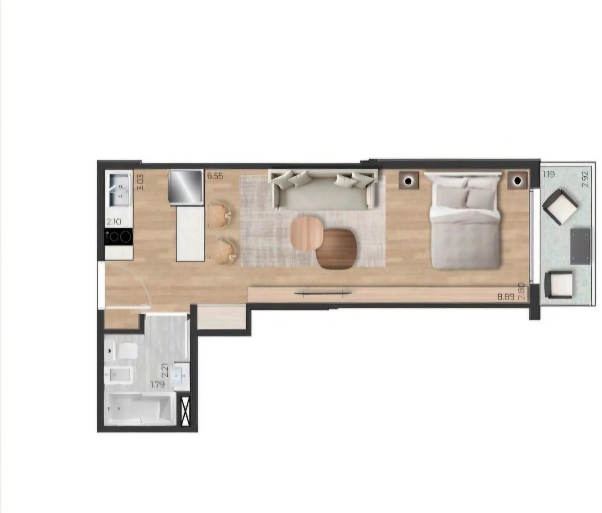 VENTA DEPTO NUNEZ MONOAMB ESTRENAR FULL AMENITIES foto 5