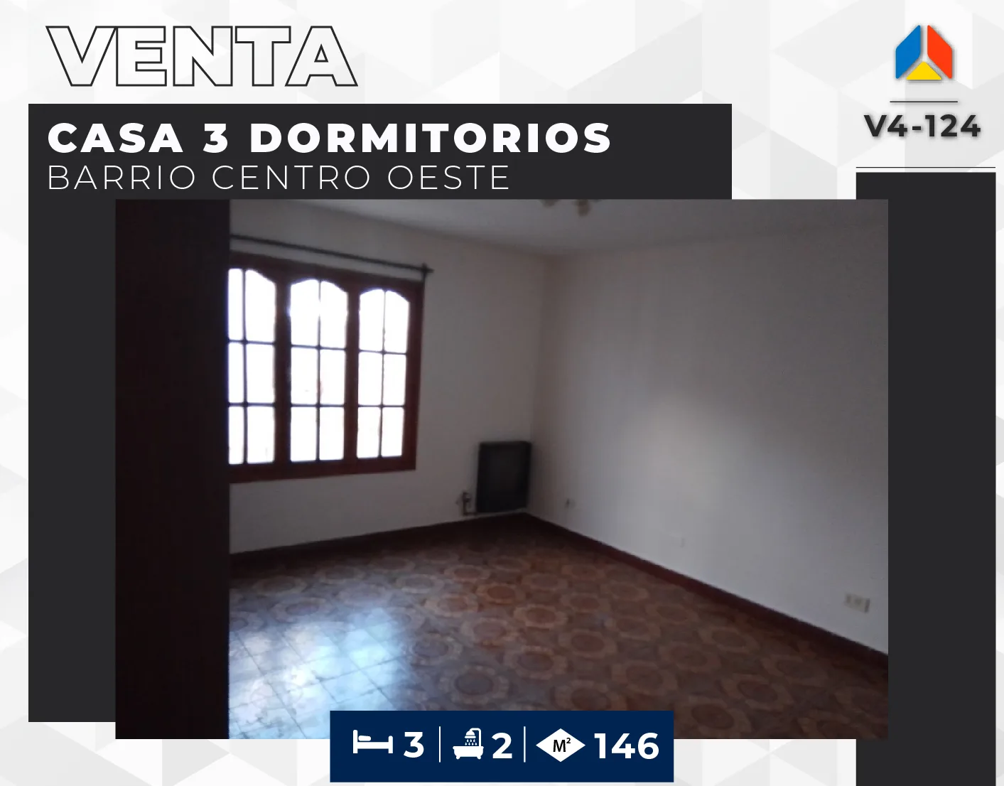 Casa 3 dormitorios – Barrio Centro Oeste foto 3