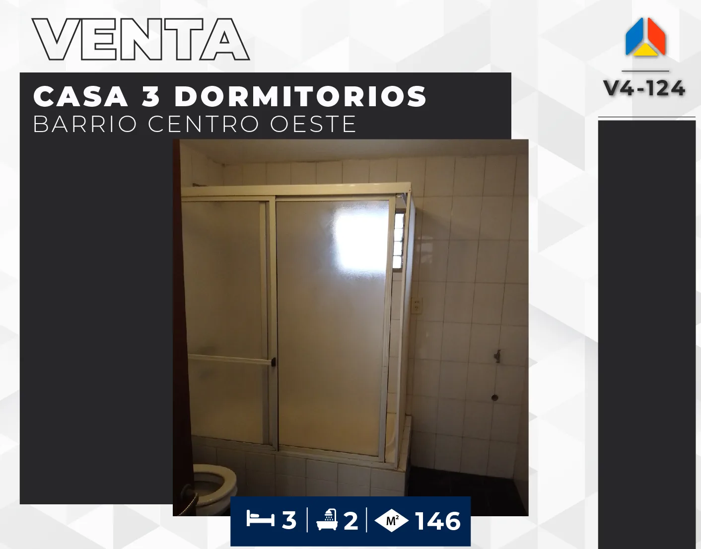 Casa 3 dormitorios – Barrio Centro Oeste foto 5