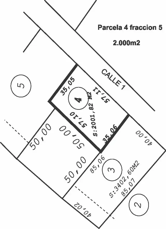 Parcela de terreno en venta