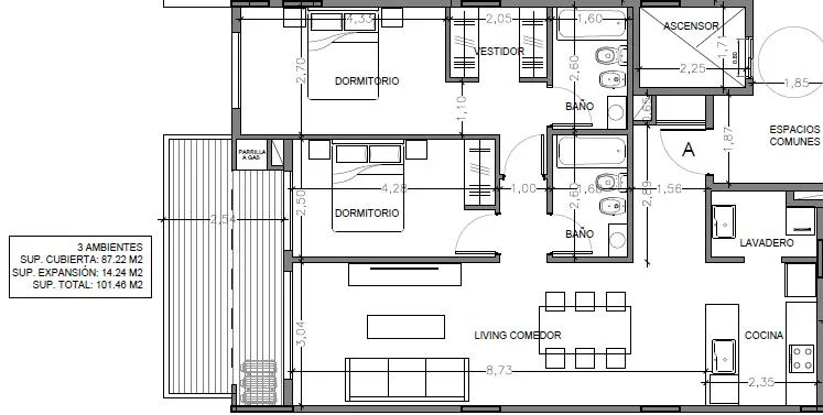 Departamento 3 ambientes a estrenar (en pozo) - Aizpurúa 3250 1°A, Villa Urquiza foto 5