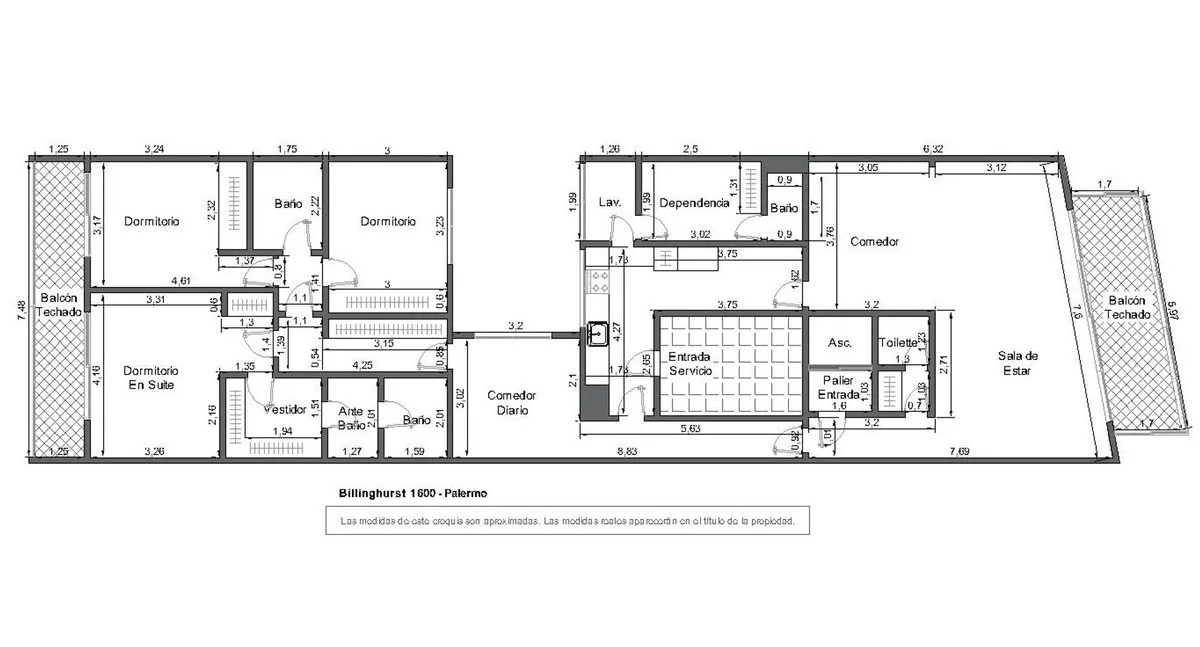 Venta depto Palermo, 4 amb c / dep/cochera. y bau. foto 2