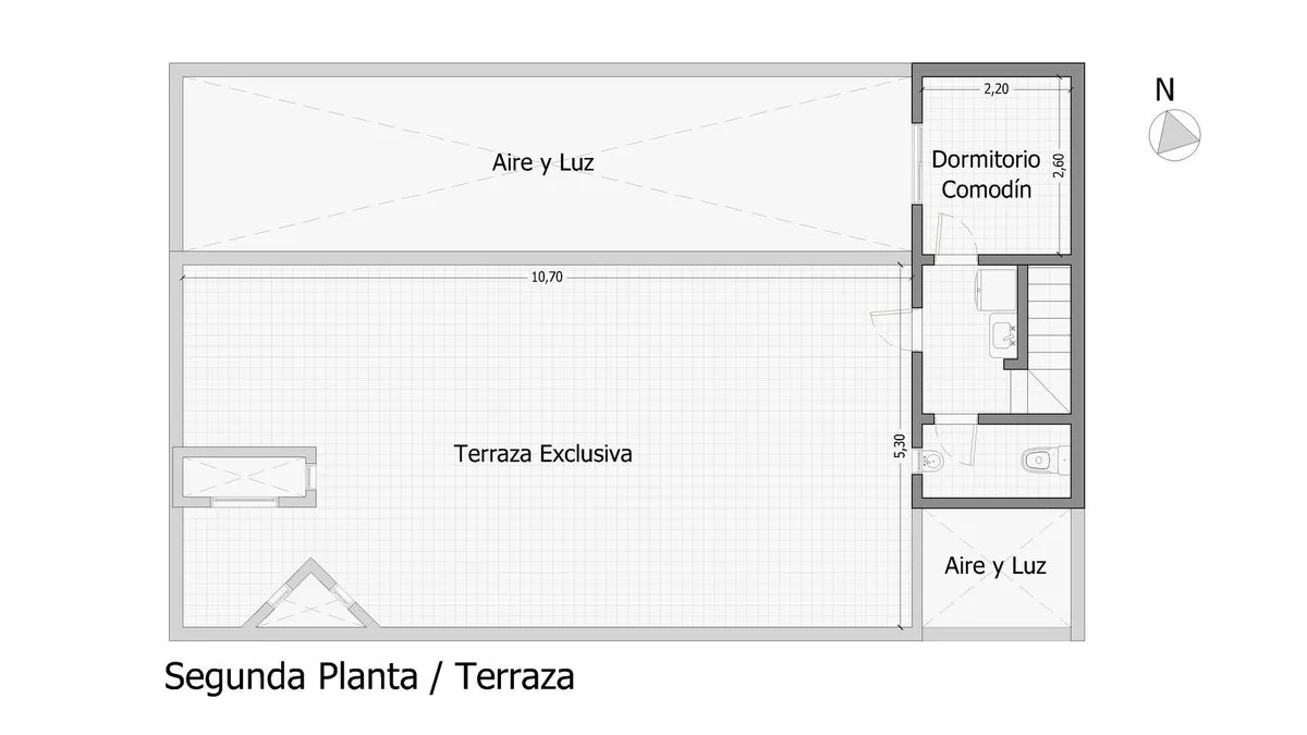 Pasillo En VENTA + terraza exclusiva en el Centro foto 3