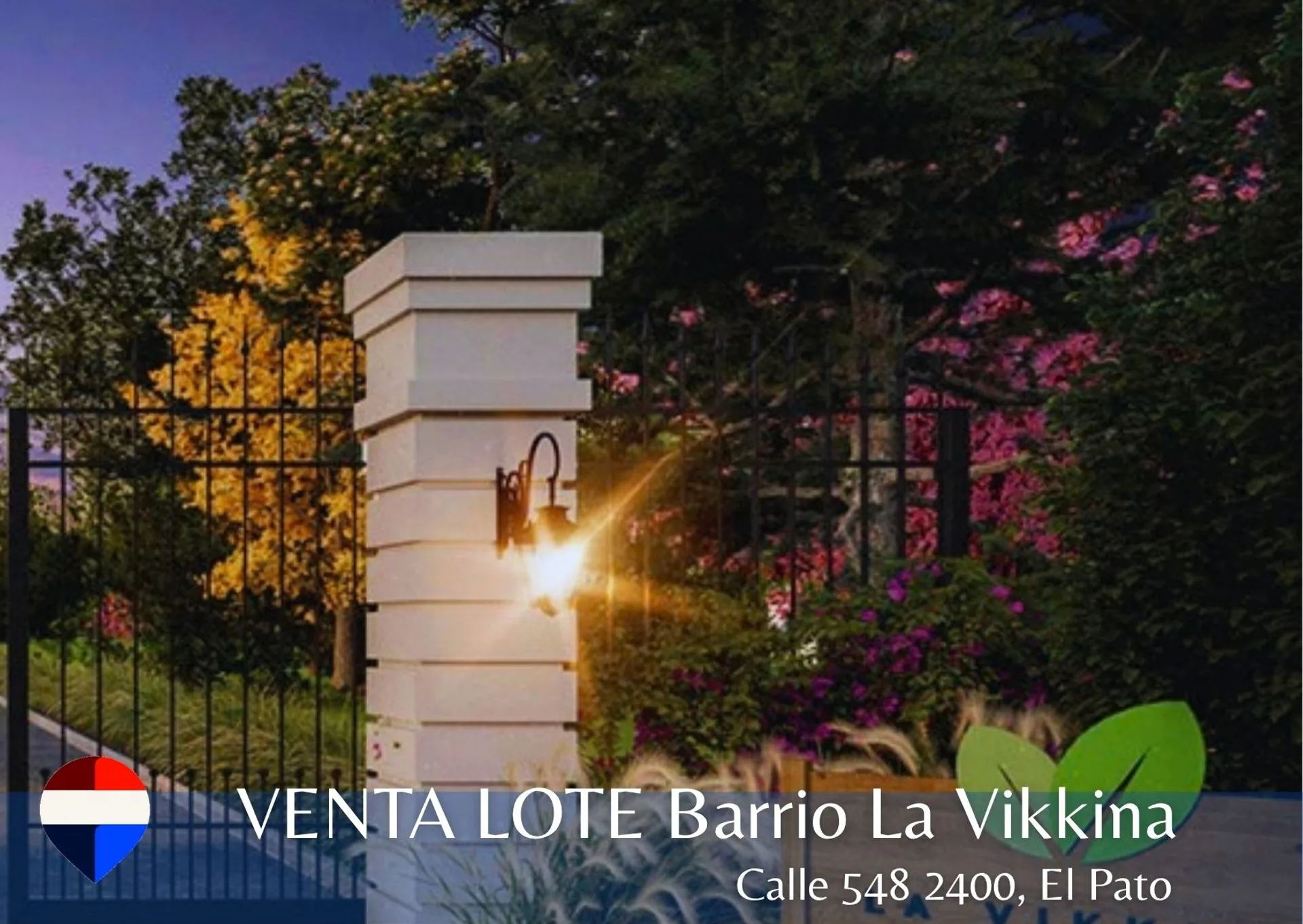 VENTA LOTE BARRIO CERRADO LA VIKKINA BERAZATEGUI