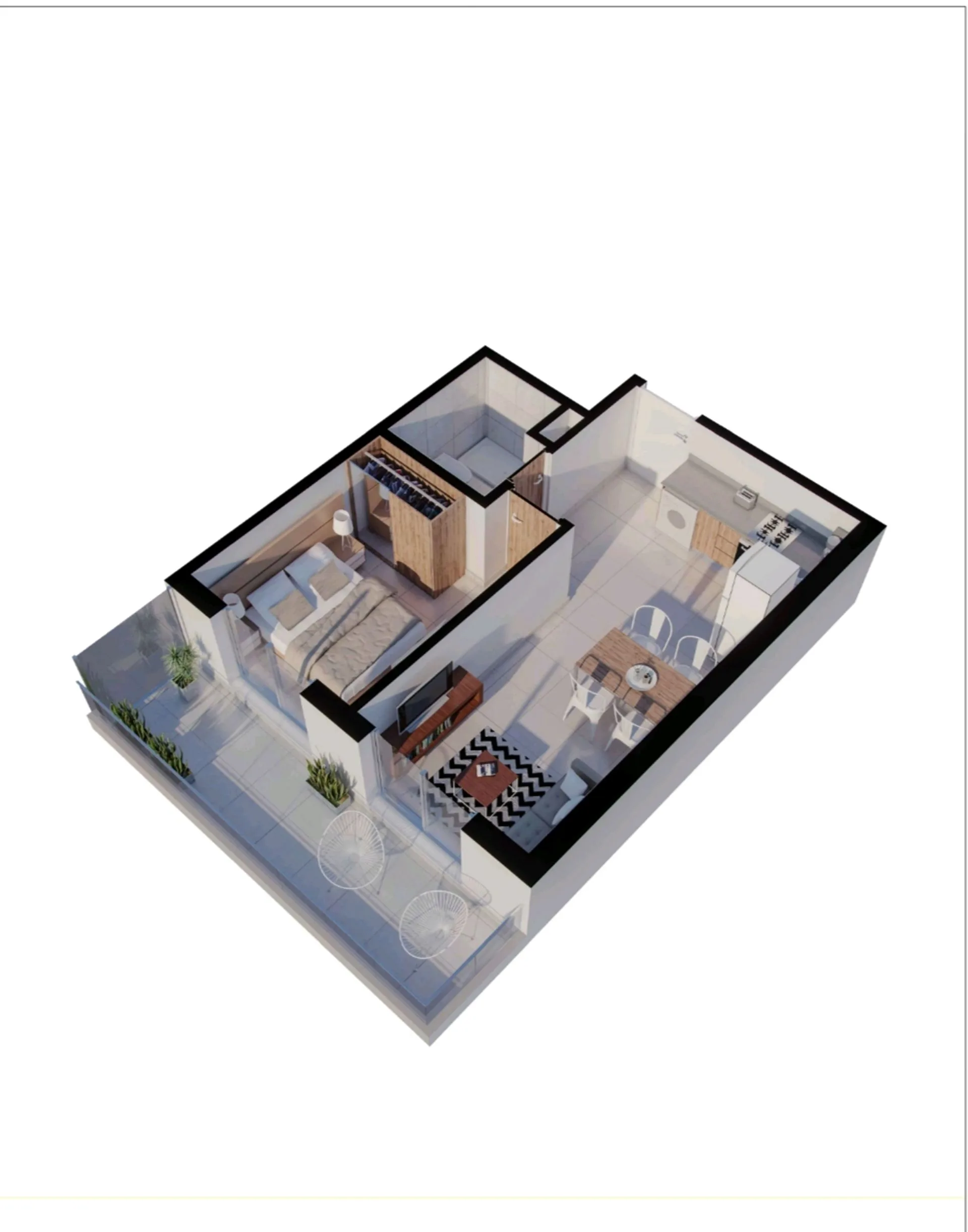 VENTA DEPTO 1 DORM. MSR MODENA 64 foto 3