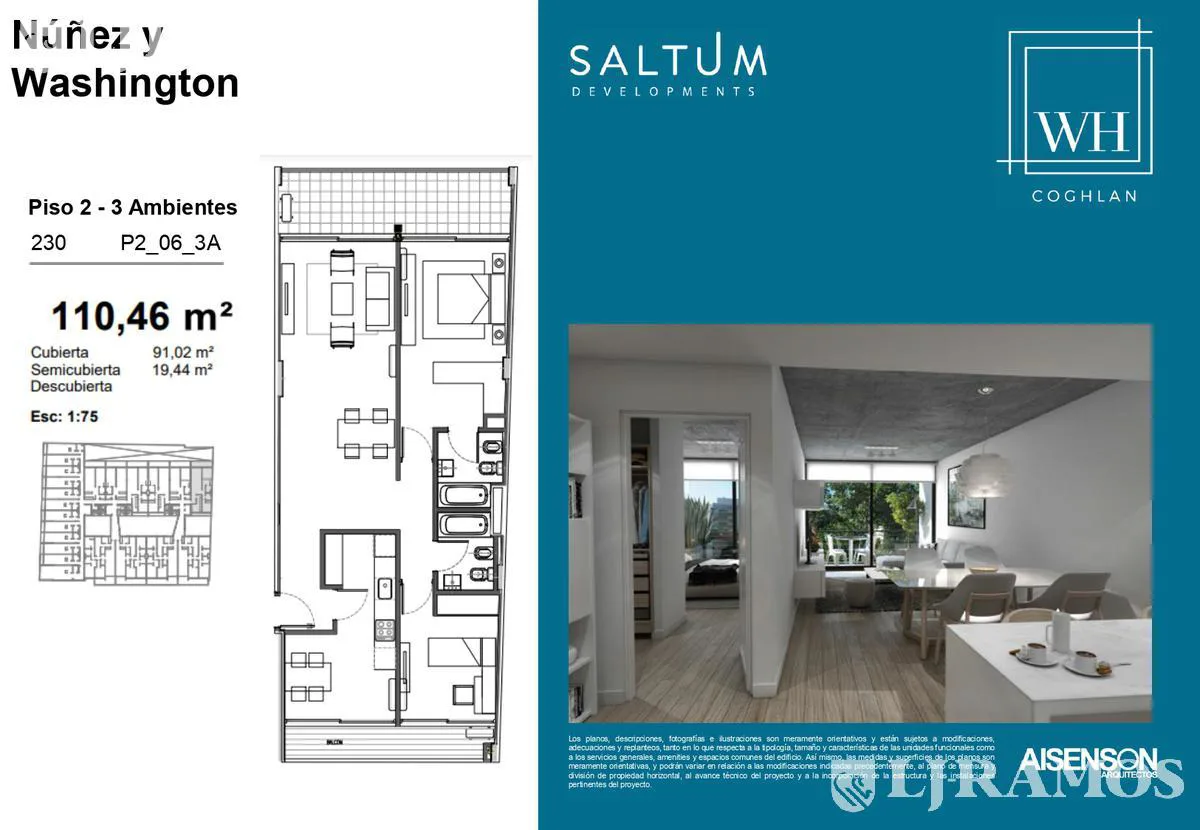 Venta Departamento 3 ambientes Coghlan con balcón foto 3