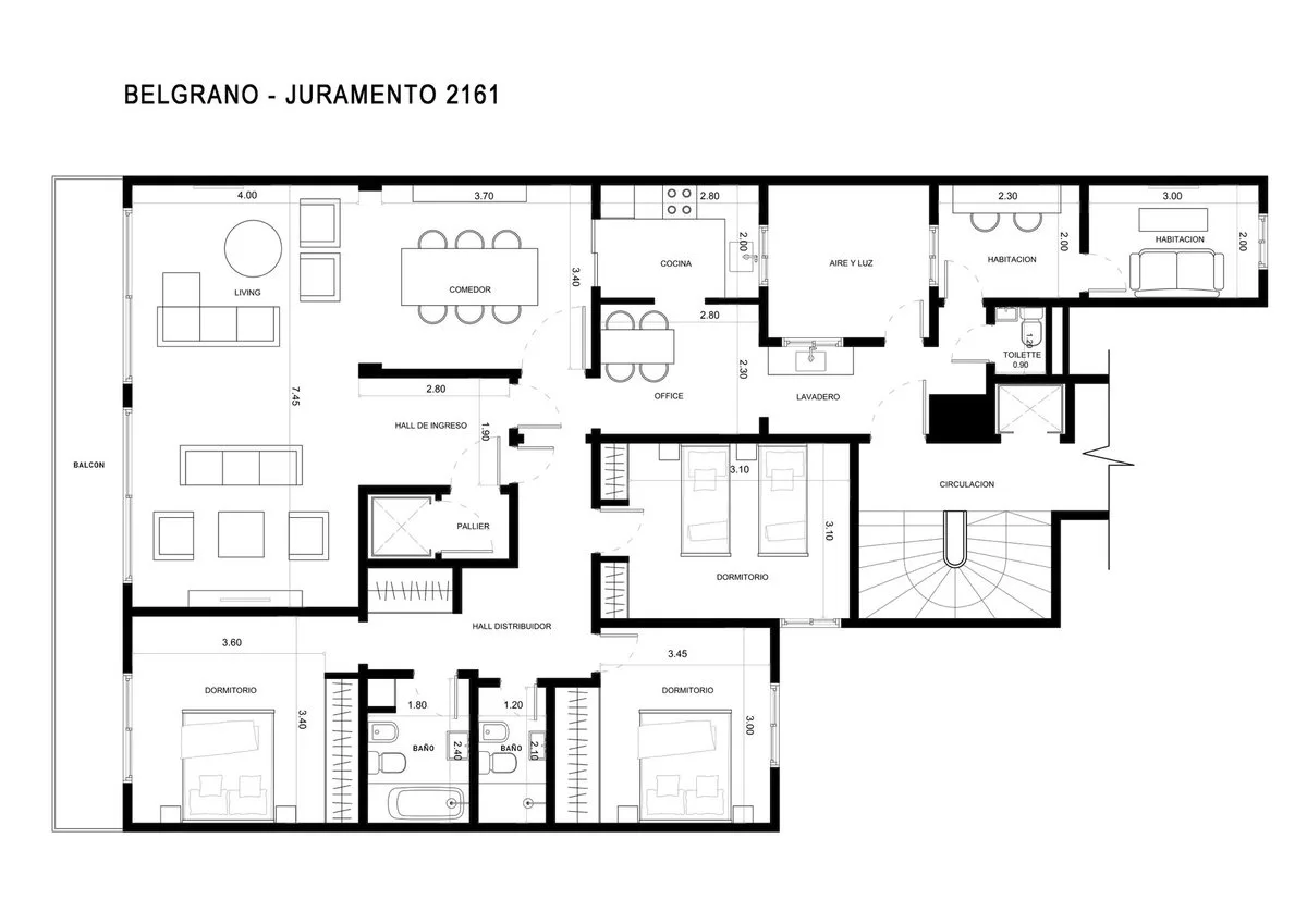 DEPTO 4 AMB VENTA BELGRANO BALCON COCHERA DEPENDEN foto 5