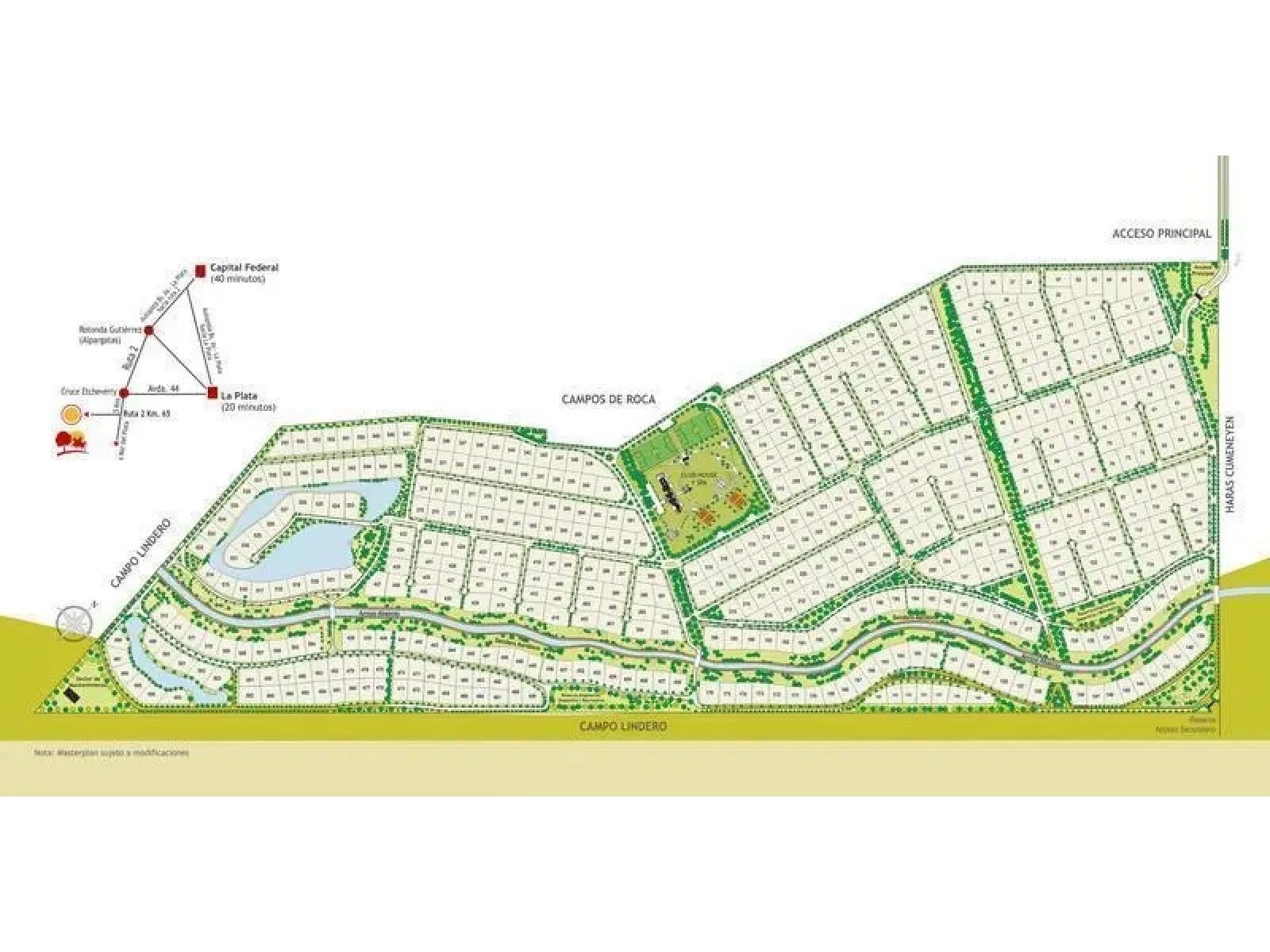 VENTA DE LOTE. CAMPO DE ROCA 2. BRANDSEN. LA PLATA foto 3