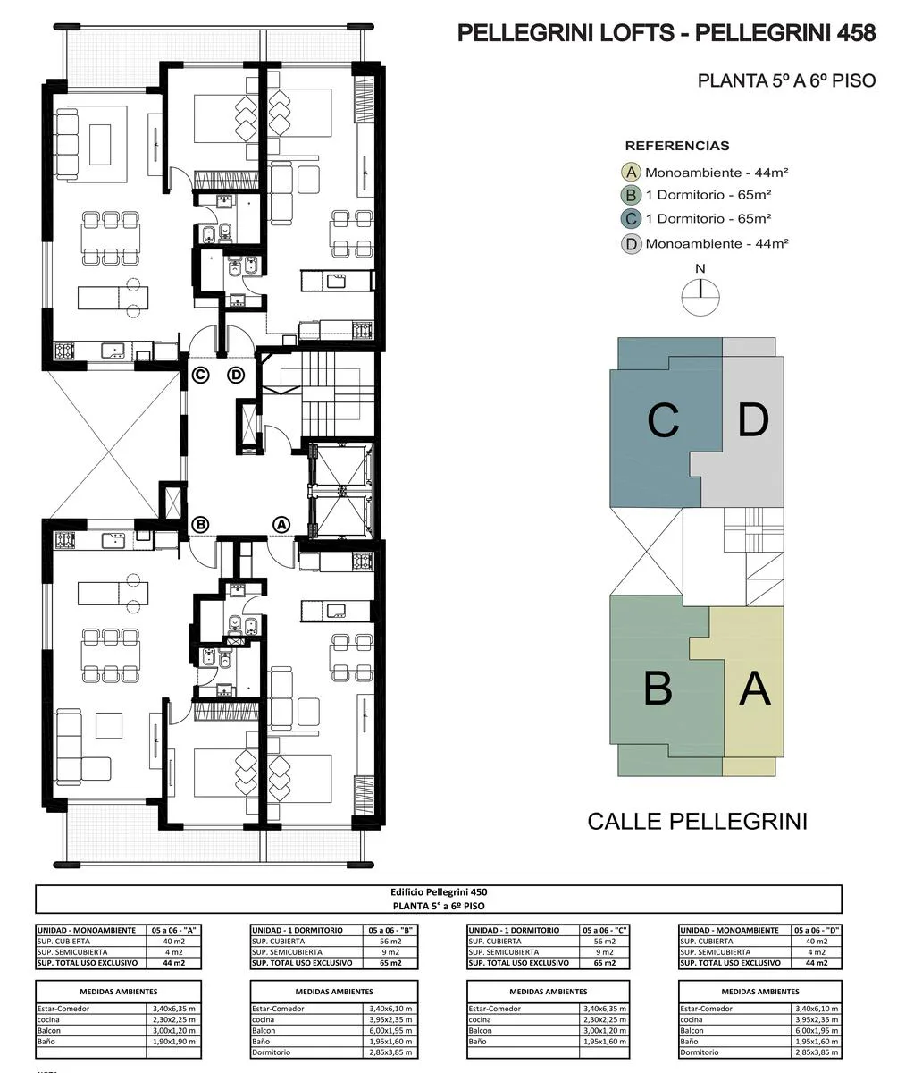 Av. Pellegrini 400 - Monoambiente en venta -  Martin Rosario foto 5