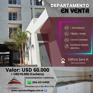 Departamento Edificio Zara III foto 1