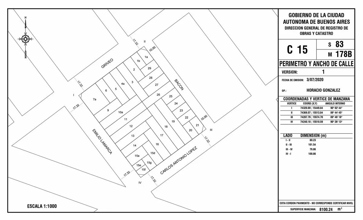OPORTUNIDAD! VENTA LOTE EN DEVOTO! 8.66 X 29 mts foto 5