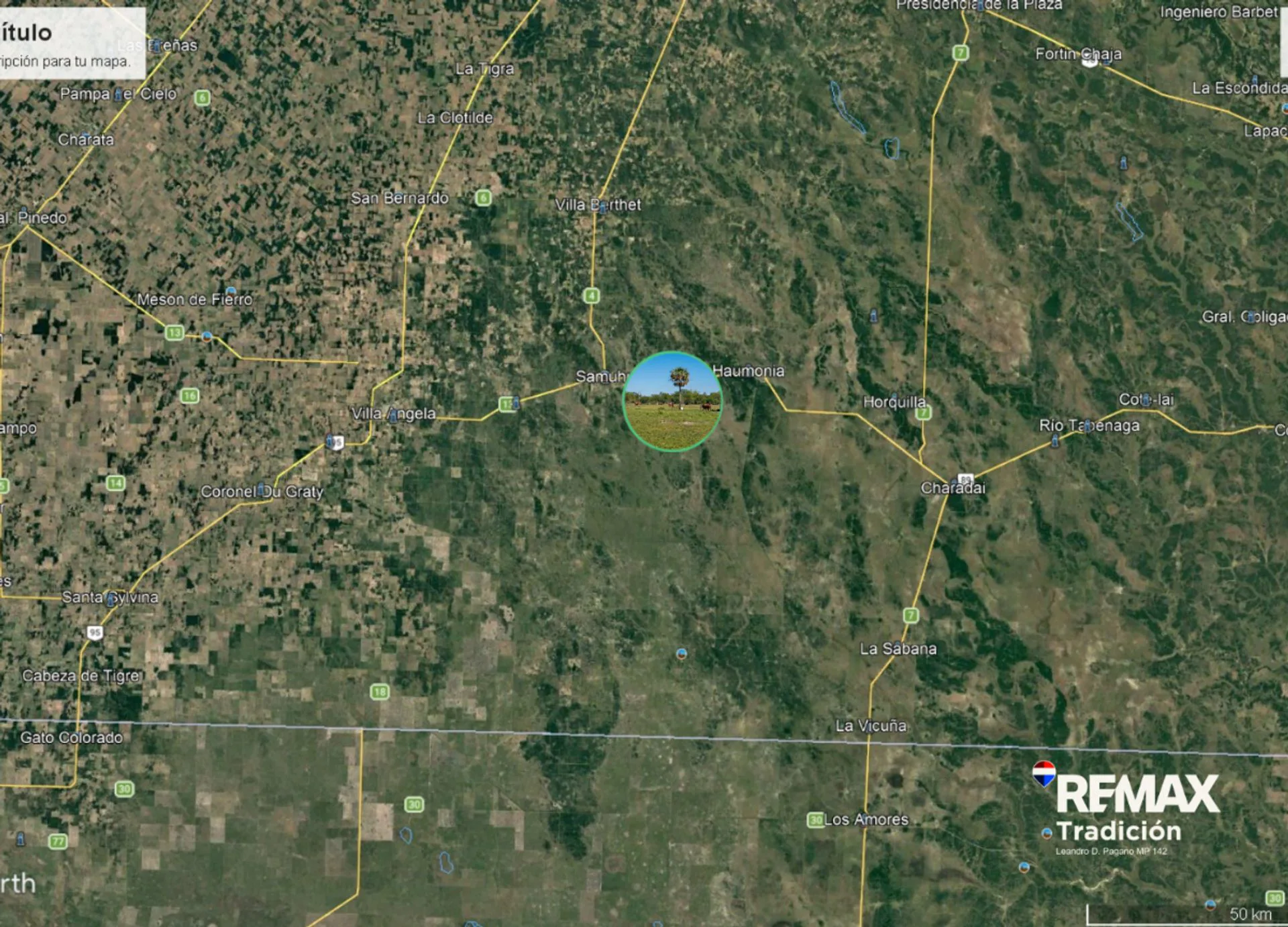 VENTA CAMPO GANADERO 589 HAS PROVINCIA DEL CHACO foto 2