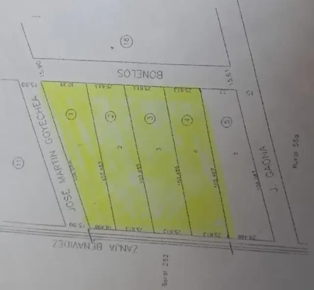 Venta de cuatro lotes en Benavidez