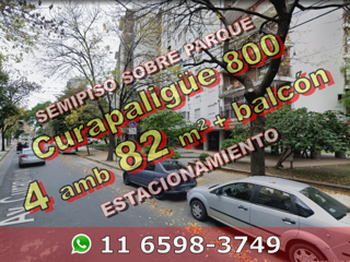 Semipiso en Venta en Parque Chacabuco 4 ambientes 82 m2 + balcón, 1° piso en complejo - Curapaligüe 800 foto 1
