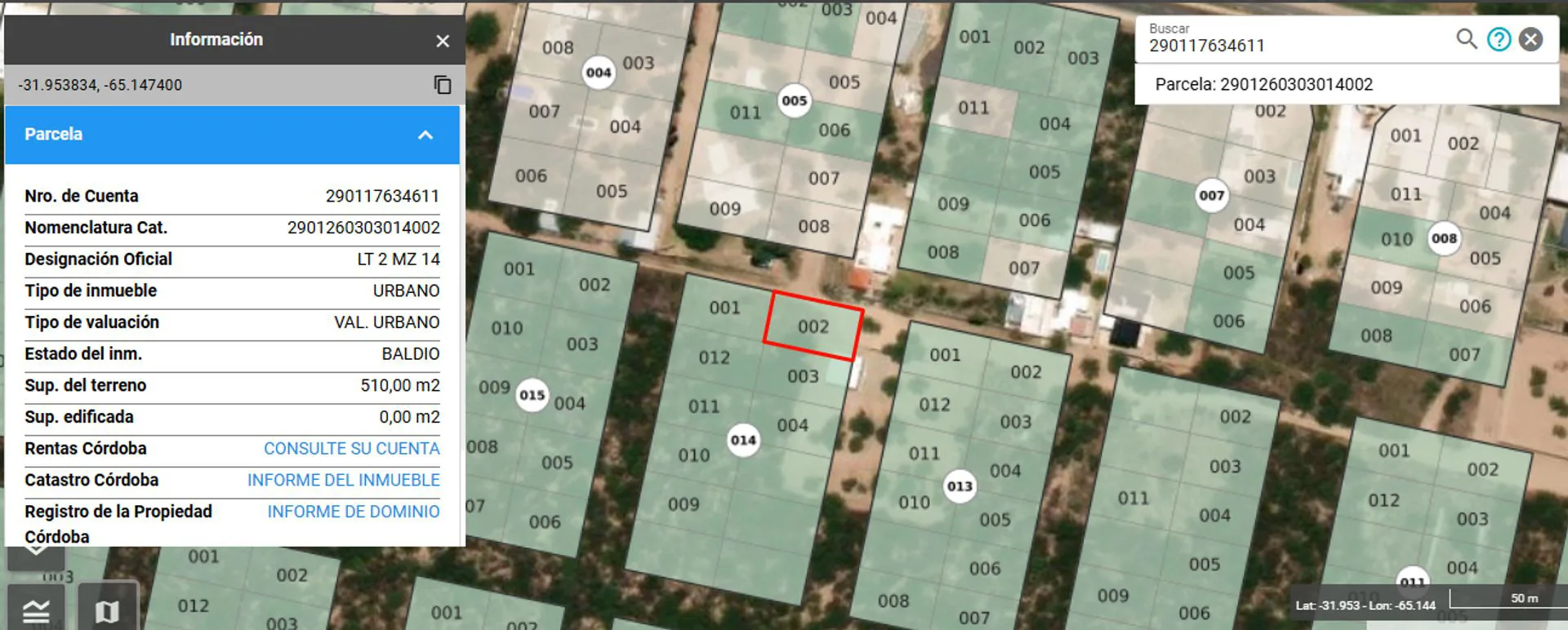 Venta de Lote 510m2 esquina Villa Dolores foto 2