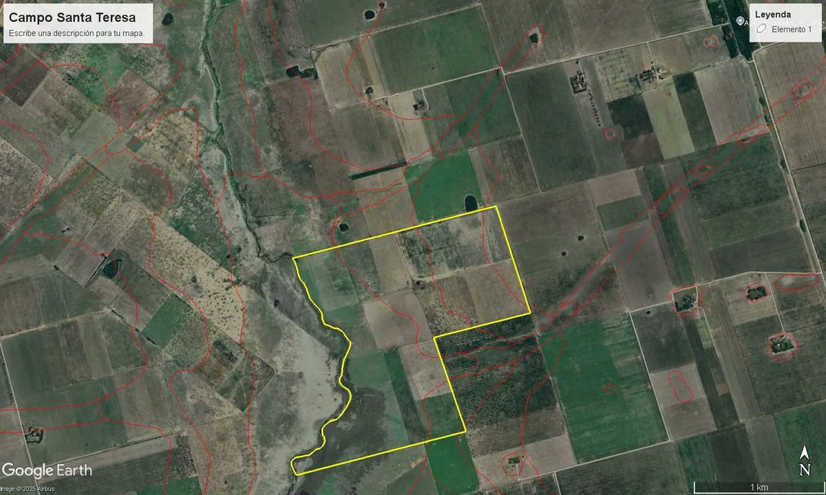 Se vende campo de 201 Has. en Sta. Teresa, Sta. Fe foto 3