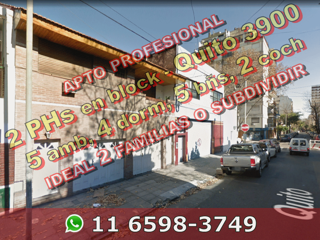 2 PH en block en Venta en Almagro total 5 ambientes, 4 dormitorios, 5 baños, 210 m2 + patio, terraza, 2 cocheras - Quito 3900 foto 1
