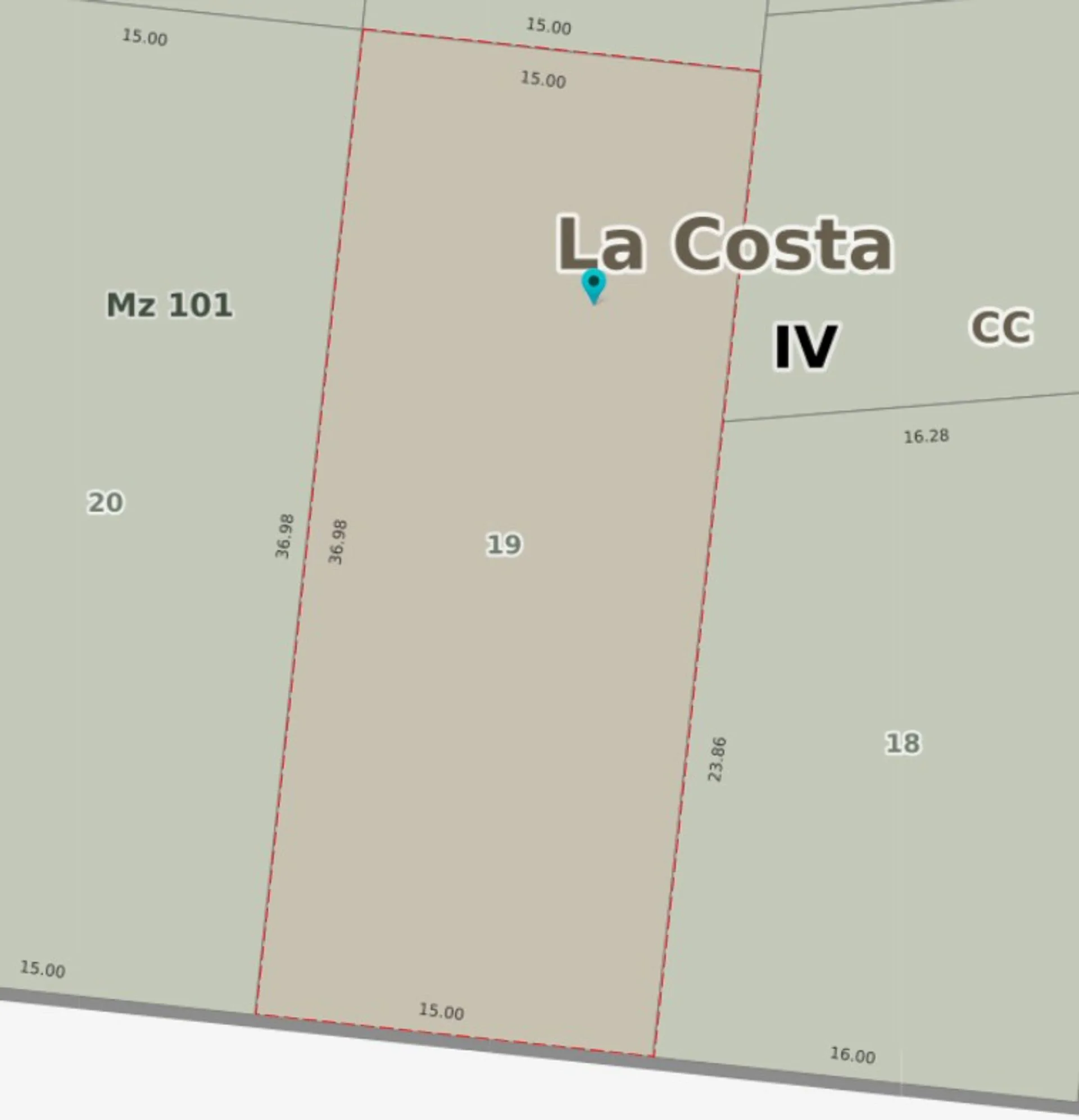 Venta lote 555mt2 Costa del Este La Costa foto 4