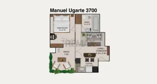 Venta Depto. 2 ambientes c/patio-RECICLADO A NUEVO foto 5
