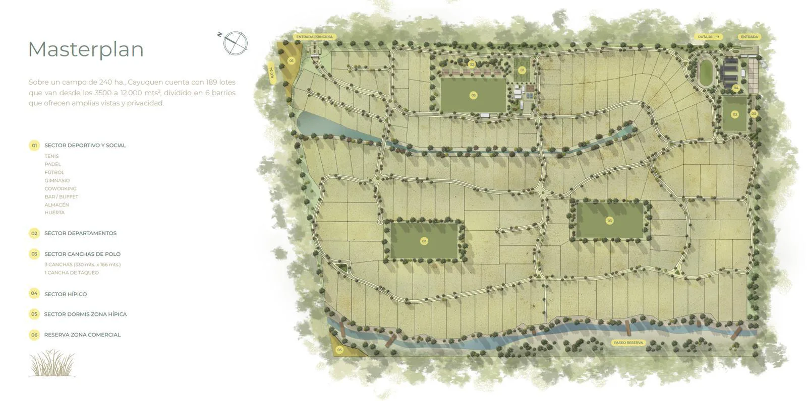 Terreno en  Cayuquen Barrio Privado de Chacras foto 2