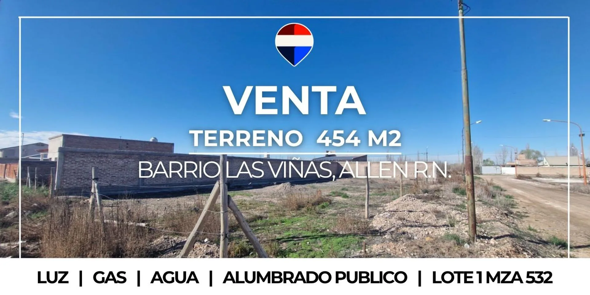 LOTE EN VENTA ALLEN