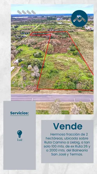 Lote de 2 hectáreas en camino a Liebig - San José, Entre Ríos foto 2