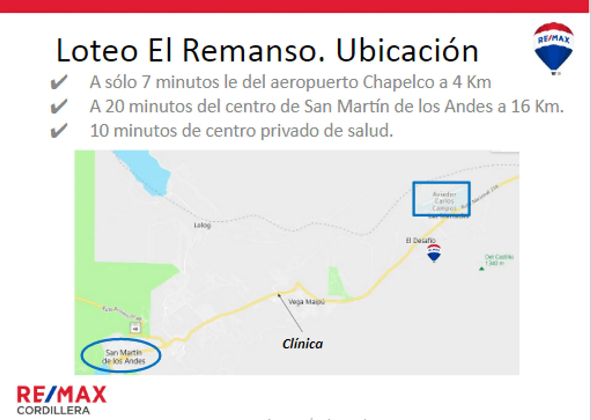 RE/MAX VENDE LOTE RB40 EN EL REMANSO FINANCIADO. foto 3