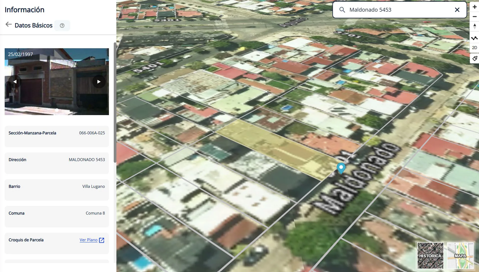 LOTE /TERRENO EN VENTA VILLA LUGANO 246 MTS2 foto 4