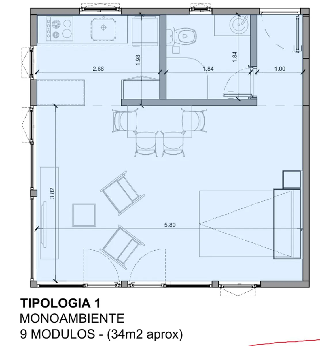 EQUIPO RE/MAX VENDE DEPARTAMENTO AMOBLADO EN POZO. foto 3