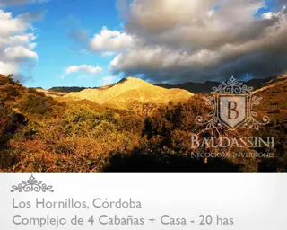 VENTA de campo de 20 has con casa principal y cuatro cabañas. ubicado en Los Hornillos, Translasierra, Córdoba, a 170 km de la capital cordobesa. foto 5