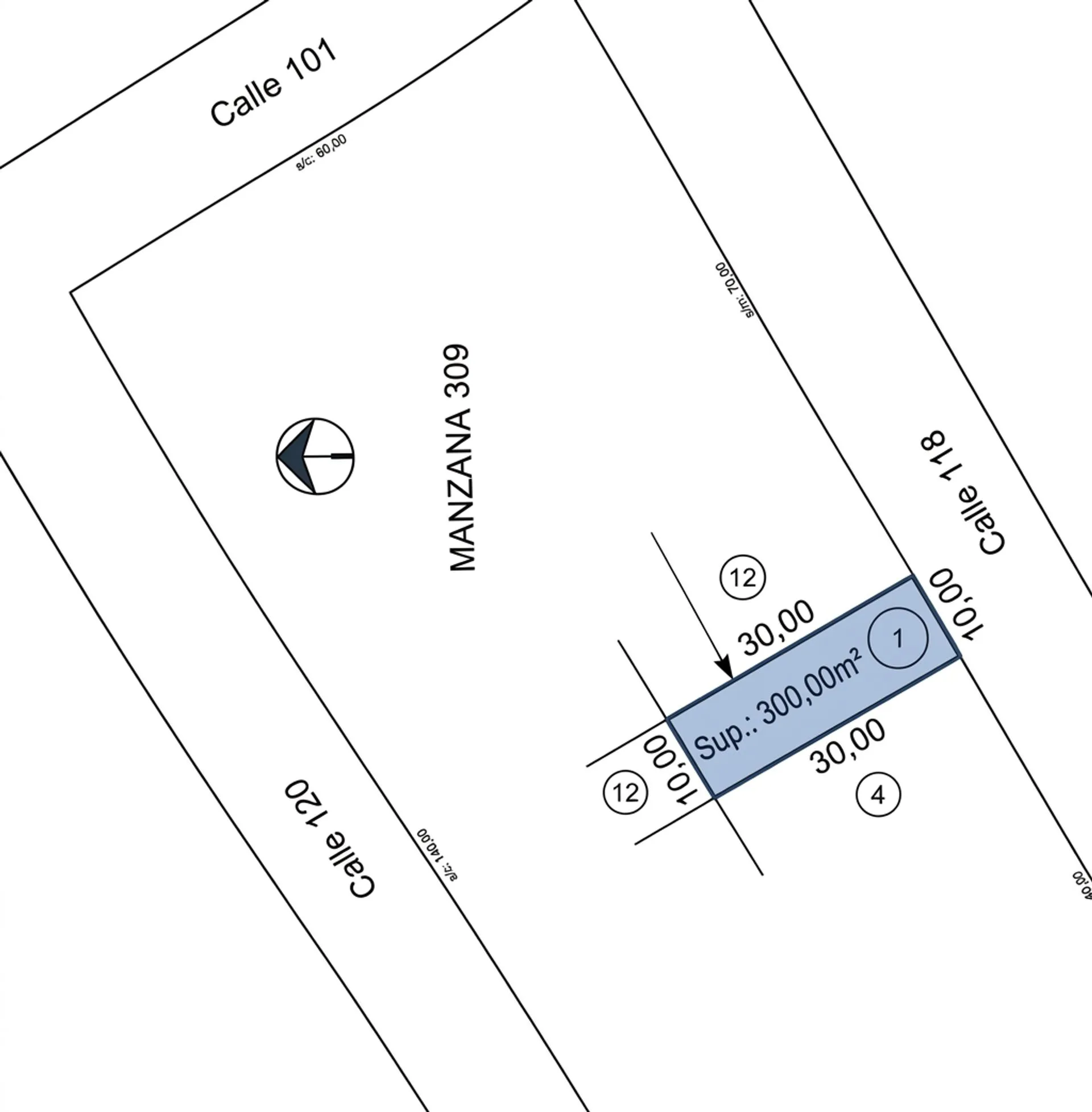 VENTA Excelente Lote de 300 m² sobre Asfalto foto 3