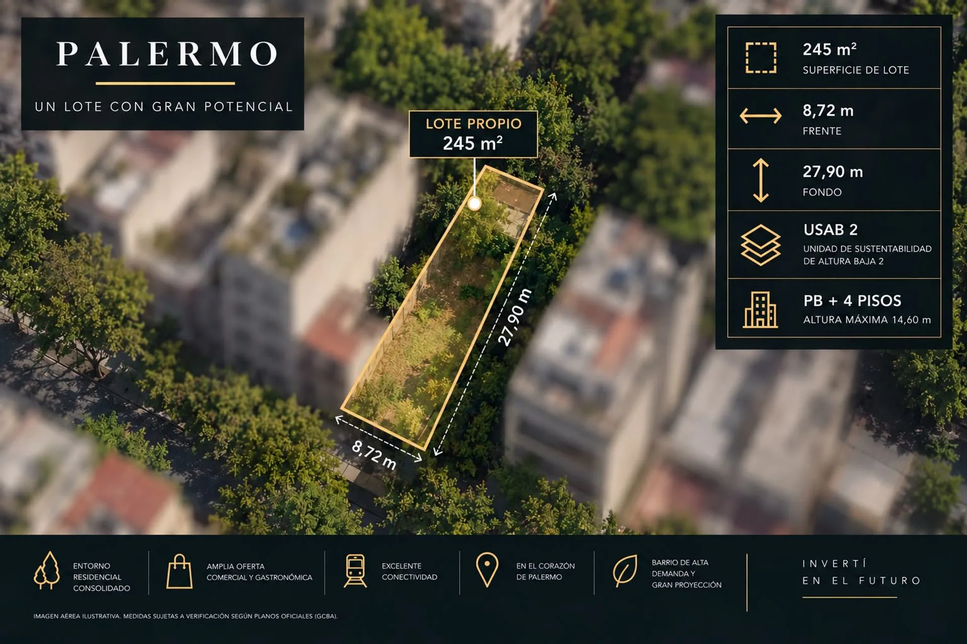 VENTA LOTE PROPIO PALERMO foto 2