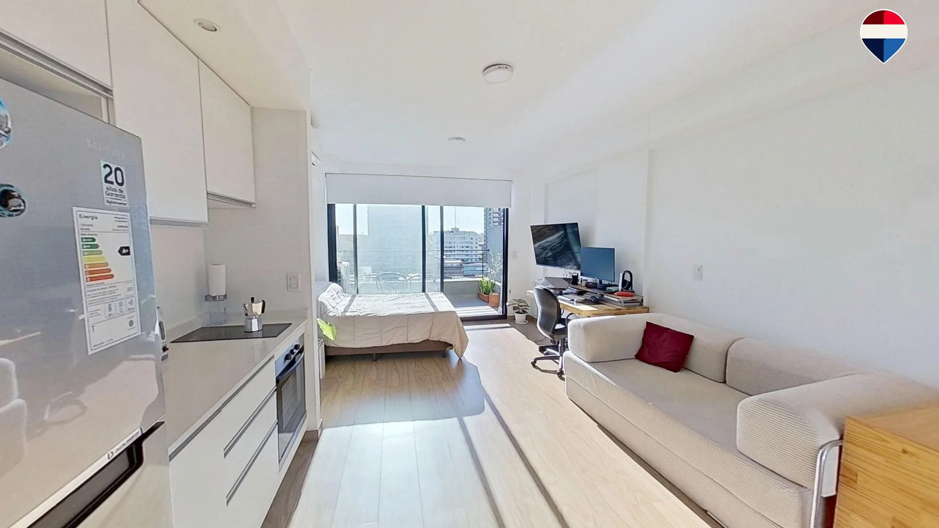 EN VENTA MONOAMBIENTE DIV. VILLA CRESPO BALCON TZA foto 2