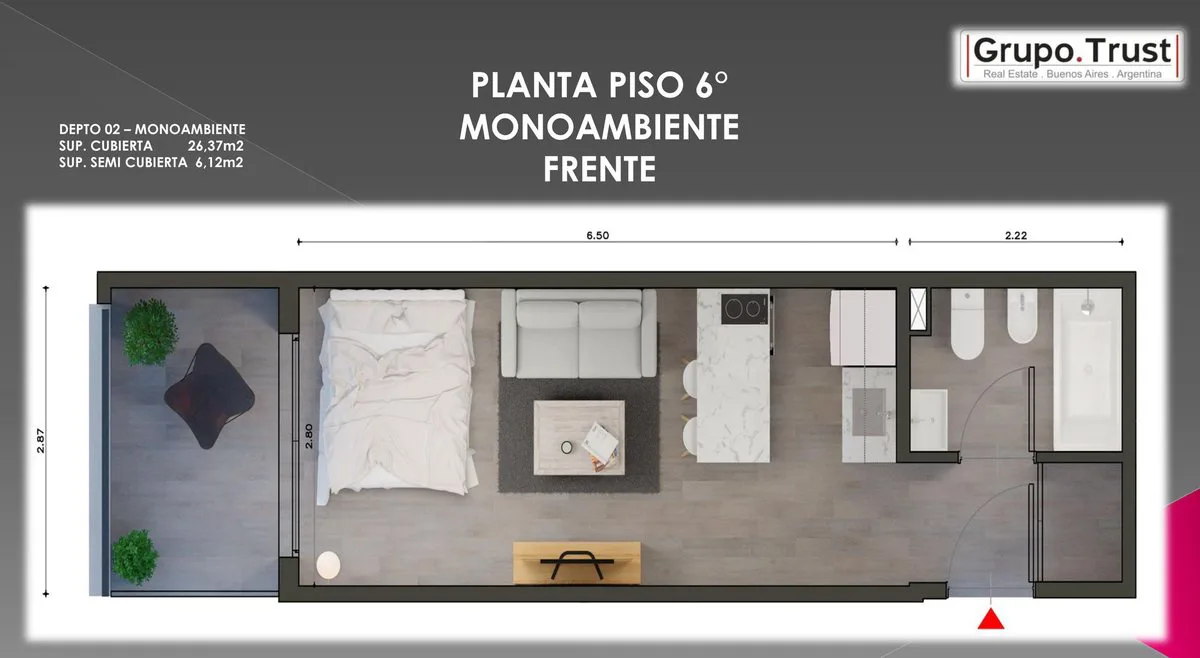 Arcadia Art Residence monoambiente Piso 6 FTE foto 3