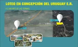 Loteo Concepción del Uruguay de E.R. desde 1000 m2. Financiación propia foto 1