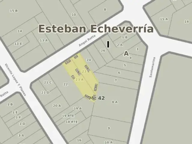 LOTE EN VENTA EN MONTE GRANDE CENTRO