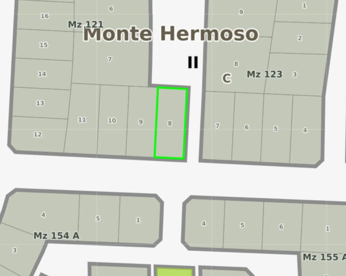 VENTA LOTE AVD SANSOT Y EL GAVILAN - MONTE HERMOSO foto 4