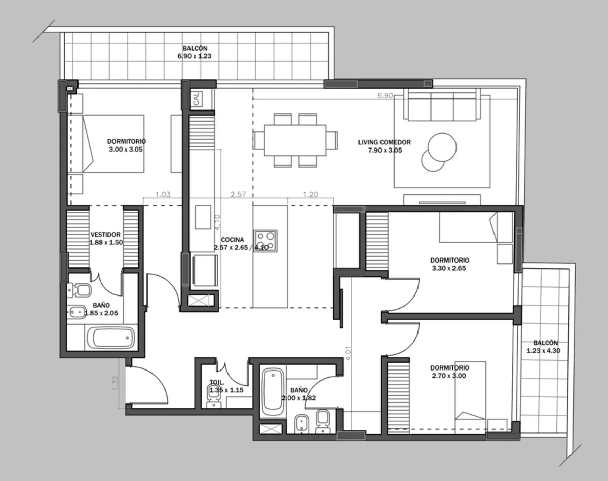 Venta Departamento 4 Amb Desarrollo Villa Urquiza foto 5