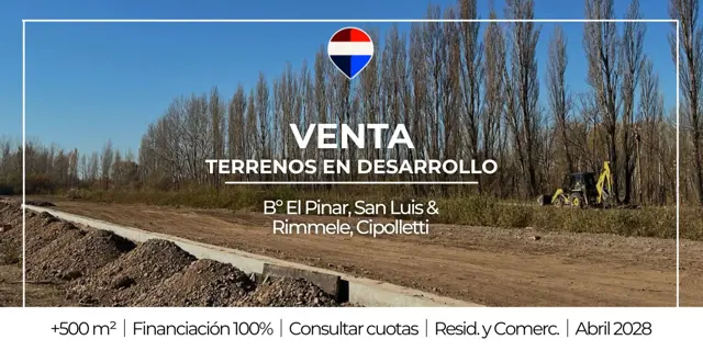 VENTA TERRENO INVERSIÓN CIPOLLETTI