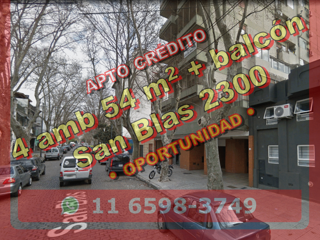 OPORTUNIDAD, NUEVO PRECIO - Departamento en Venta en Villa Gral Mitre 4 ambientes 54 m2 + balcón al contrafrente - San Blas 2300 foto 1