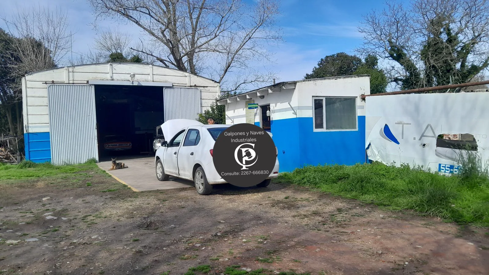 Galpón 120m2 más oficina sobre lote de 480m2 Gral Madariaga foto 2