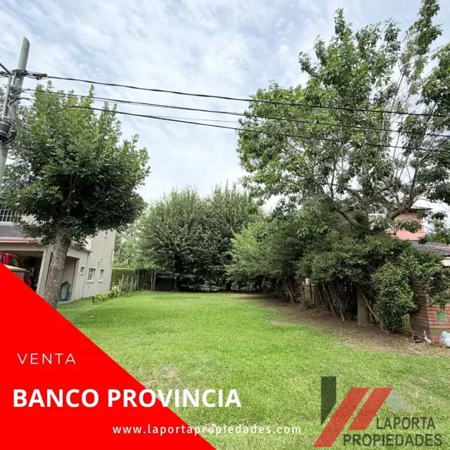 LOTE A LA VENTA EN BANCO PROVINCIA